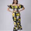 Lemon Print Dress