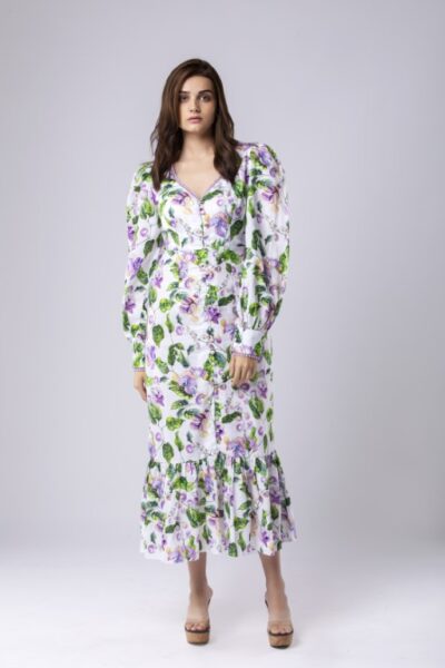 Linen Full Sleeves Dress