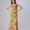Lotus Print Dress