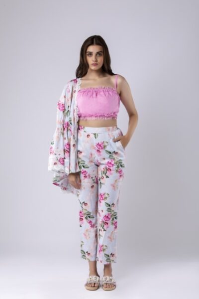 Linen Bustier Top