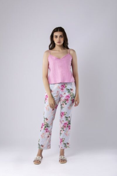 Linen Straight Fit Pants