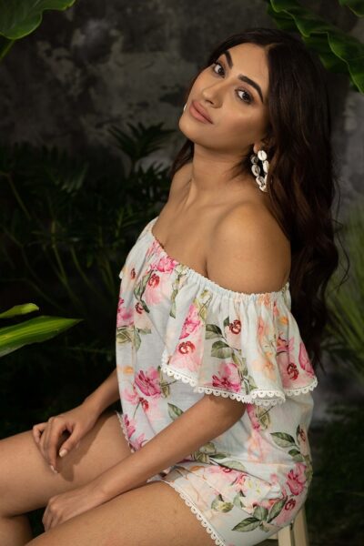 Linen Off Shoulder Top